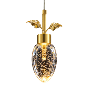 Crystal Full Copper Bar Missile Small Pendant Lamp