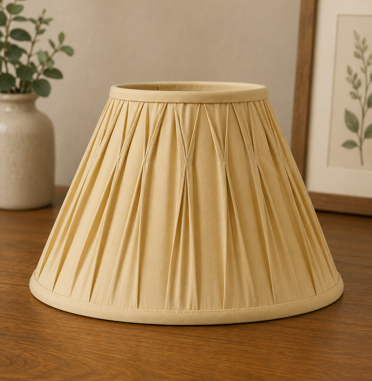 Nimanest Decor Lampshade | Modern Pleated Fabric Silk Lampshade - Image 4