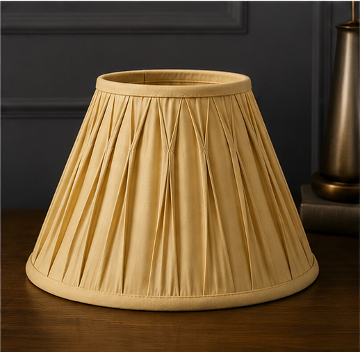 Nimanest Decor Lampshade | Modern Pleated Fabric Silk Lampshade - Image 3