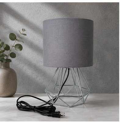 Grey Linen Fabric Table Lamp Lampshade