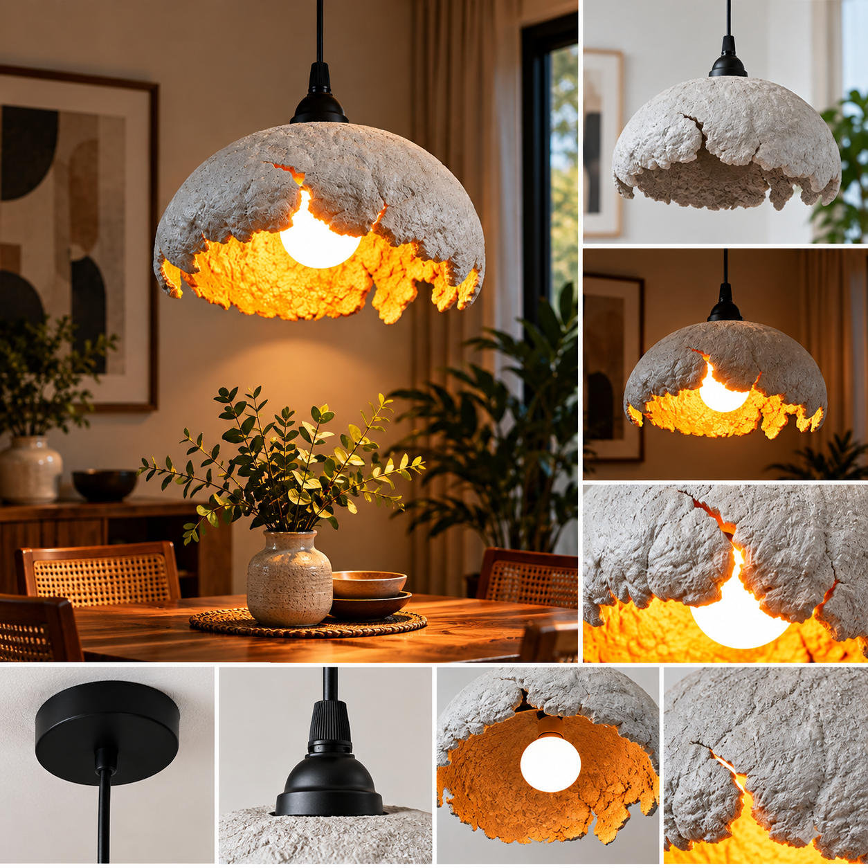 Unique Artisanal Pendant Lamp - Image 3